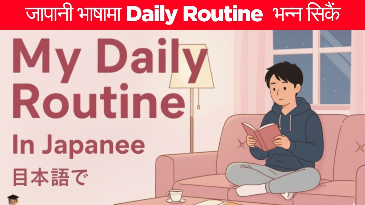 Japanese Daily Routine Sentences | Easy Japanese Conversation for Beginners