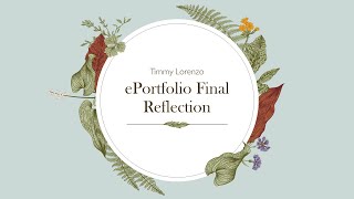 ePortfolio Final Reflection