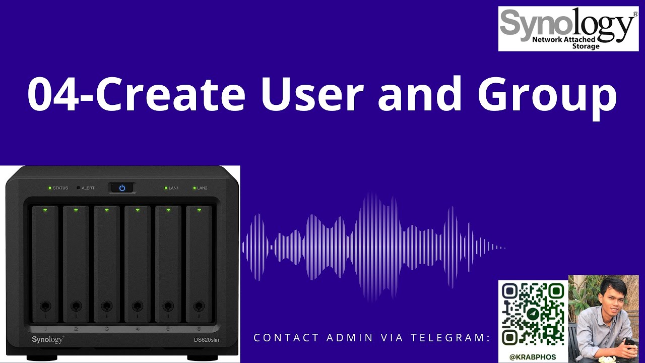 04-Create User and Group in Synology Nas - YouTube