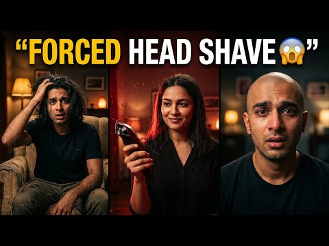 “Forced Head Shave Story 😳 | Raj & Sara Full Transformation”