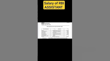 SALARY SLIP OF RBI ASSISTANT I NOTIFICATION OUT#rbiassistantsalary  #rbiassistant #rbiassistantexam