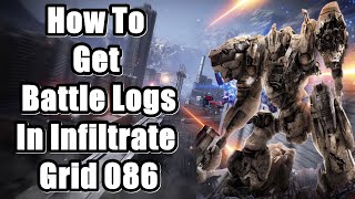 Armored Core 6 How to get All Combat Logs in Infiltrate Grid 086 Mission