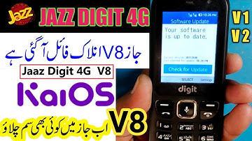 Jazz Digit 4G V8 Unlock Tools Available || jazz digit 4g V1,V2 Unlock ||  jazz 4g Mobile v8 unlock