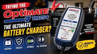 Intelligent battery charger Optimate 7 Let´s test it to see if it saves your dead battery