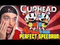 World Record PERFECT &quot;CUPHEAD&quot; SPEEDRUN is INCREDIBLE.