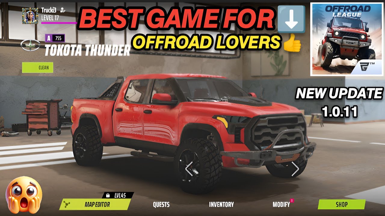 OFFROAD LEAGUE ONLINE - Career Mode Tough Races gameplay video | TOKOTA THUNDER #offroadleagueonline