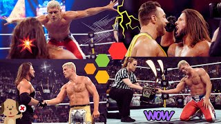 Epic Clash: Cody Rhodes vs AJ Styles - Nostalgia Meets Phenomenal in WWE Showdown. #wwe #youtube