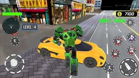 Army Bus Robot Transform Wars – Air jet robot game Android Gameplay #1