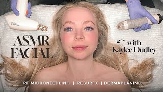 Kaylee Dudley Returns To ASMR Facial | ReSurfx + RF Microneedling Facial