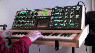 Mini MOOG Voyager - Analog Drum Possibilities - At NoiseBug