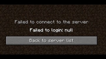 Fix Minecraft Error Failed To Login: Null, Failed To Connect To The Server On PC