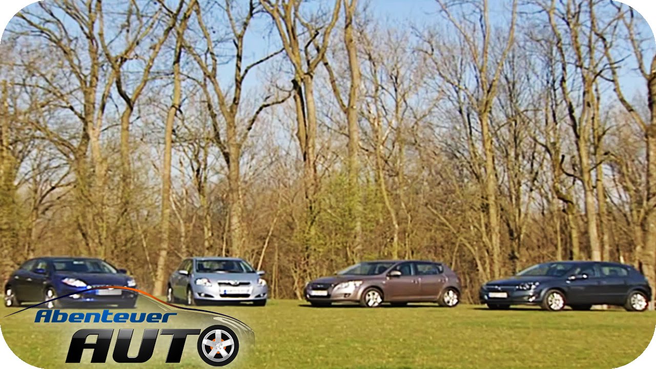 Kompaktwagen Vergleich Fiat Bravo Vs Opel Astra Vs Toyota Auris Vs Kia Ceed Abenteuer Auto Youtube