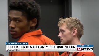 Suspects in deadly party shooting in court Wed.