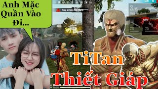 [Free Fire] Cô Ngân Hết Hồn Tưởng Gao Bạc Biến Thái Khi Gao Bạc Mặc TiTan Thiết Giáp Và Cái Kết