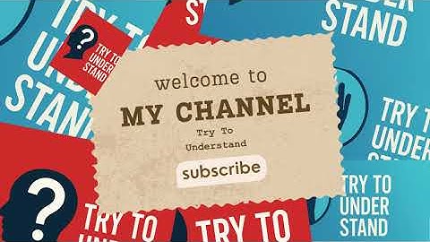 My You tube Channel Intro Video