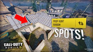 best prop hunt glitches & spots cod mobile (codm infected survivor glitch spots)