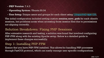 Solving PHP Sessions Issues in Apache with Unique VHosts