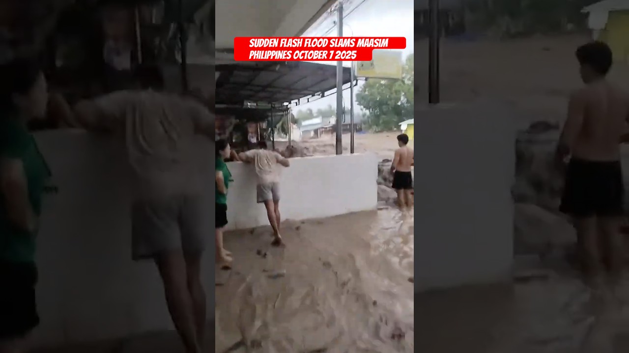 Sudden Flash Flood Slams Maasim Philippines October 7 2025