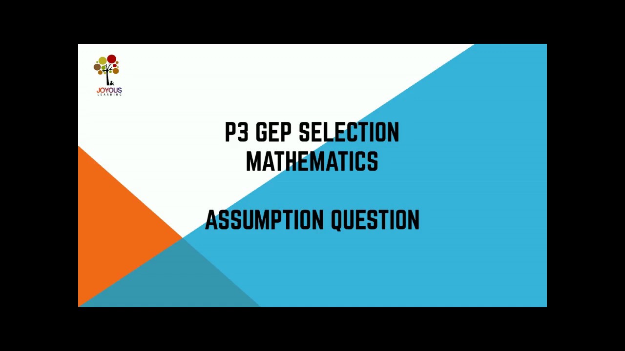 gep-selection-test-assumption-method-question-youtube