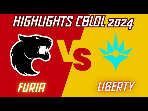 FURIA x LIBERTY Highlights CBLOL 2024 1ª Etapa Semana 1 Rodada 2 Melhores Momentos #cblol