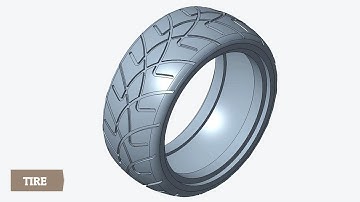Tire || Creo Parametric Tutorial