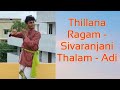 Thillana  ragam  sivaranjani  thalam  adi  performed and choreographed by sudharson a