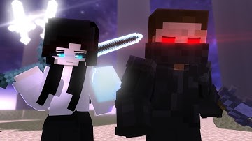 "RUNAWAY" -  Luna VS Dark Herobrine - A Minecraft Music Video 