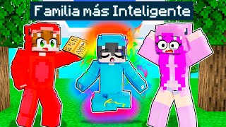 Adoptado Por La FAMILIA Más INTELIGENTE de Minecraft!