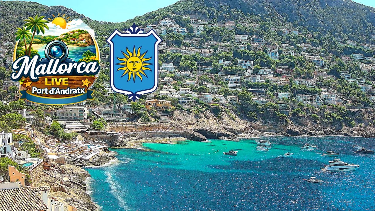 🌞 Live Weather Cam Port d'Andratx / Cala Llamp |4K UHD 