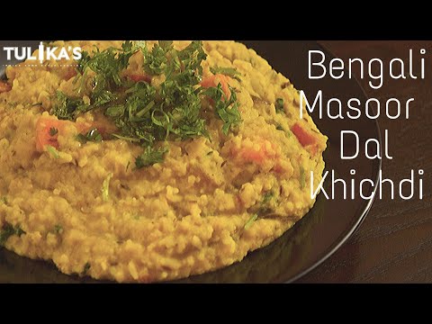 Bengali Masur Dal Khichdi Recipe Bangali Moshur Daler Khichuri Bengoli Style Masoor Dal Khichdi