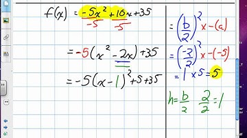 Completing the Sqaure and Inverse of Quadratics Grade 11 university Lesson 3 3 3:5:12
