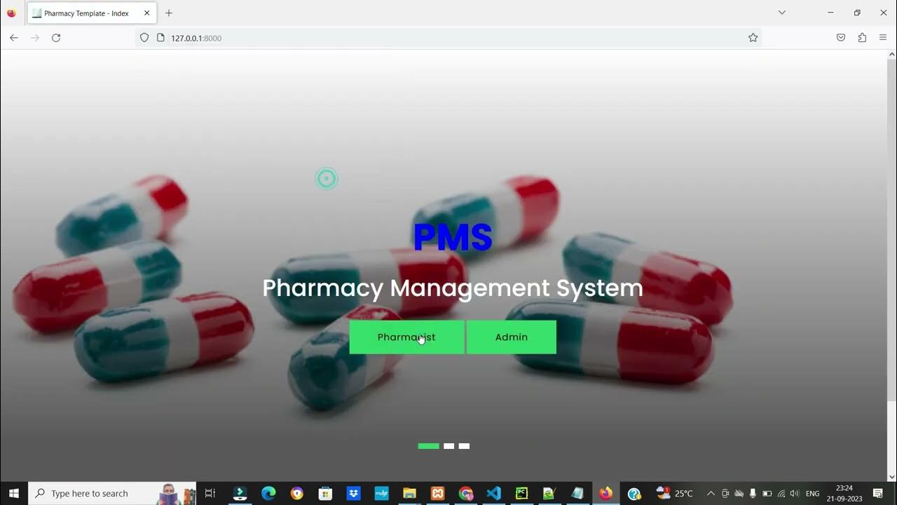 Pharmacy Management System using Python Django - YouTube