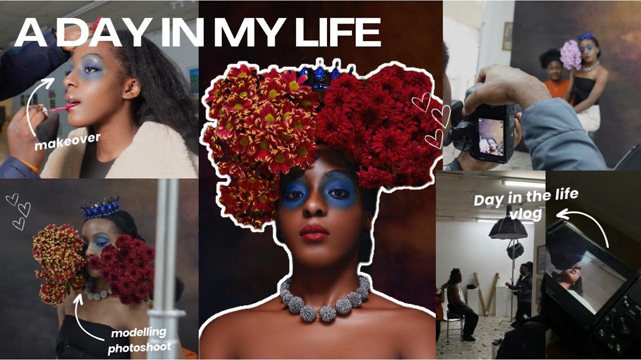 DAY IN THE LIFE VLOG | MODELLING PHOTOSHOOT & GRWM - YouTube