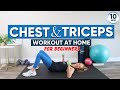 Chest And Triceps Workout For Beginners At Home (SCULPT YOUR ARMS!)