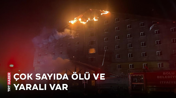 Kartalkaya Kayak Merkezi'nde otel yangını