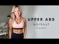 10 Minute Upper Abs Workout at Home