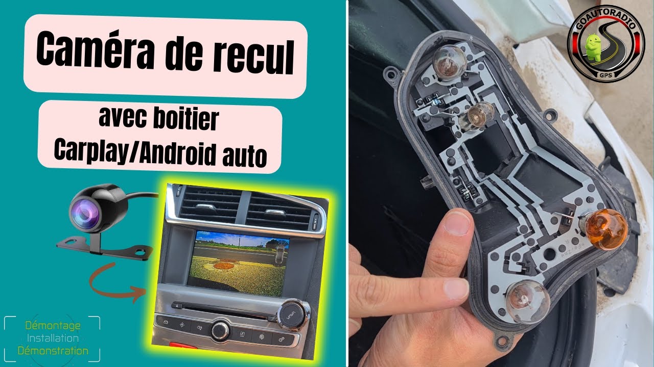 Détection de la caméra de recul sur boîtier Carplay/Android Auto