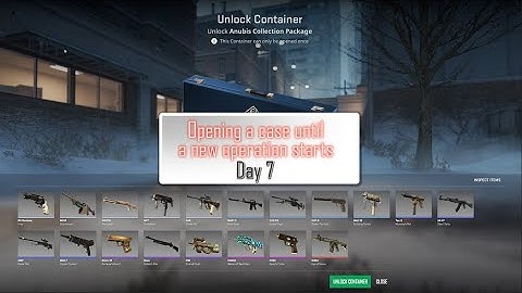 Opening a case until a new CS2 operation starts - Day 7