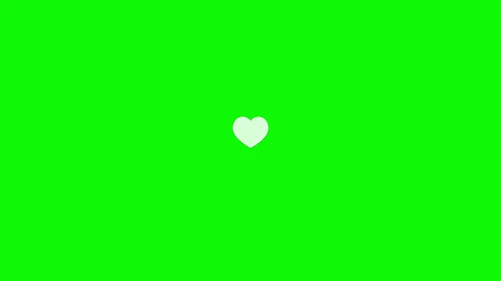 GREEN SCREEN INSTAGRAM LIKE BUTTON