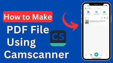How To Make Pdf File Using Camscanner | Camscanner Se Pdf Kaise Banaye