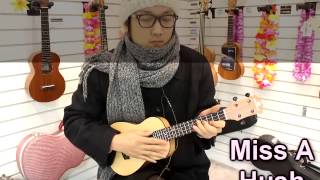 Video-Miniaturansicht von „Miss A (미스에이) - Hush 허쉬 (Ukulele Cover)“