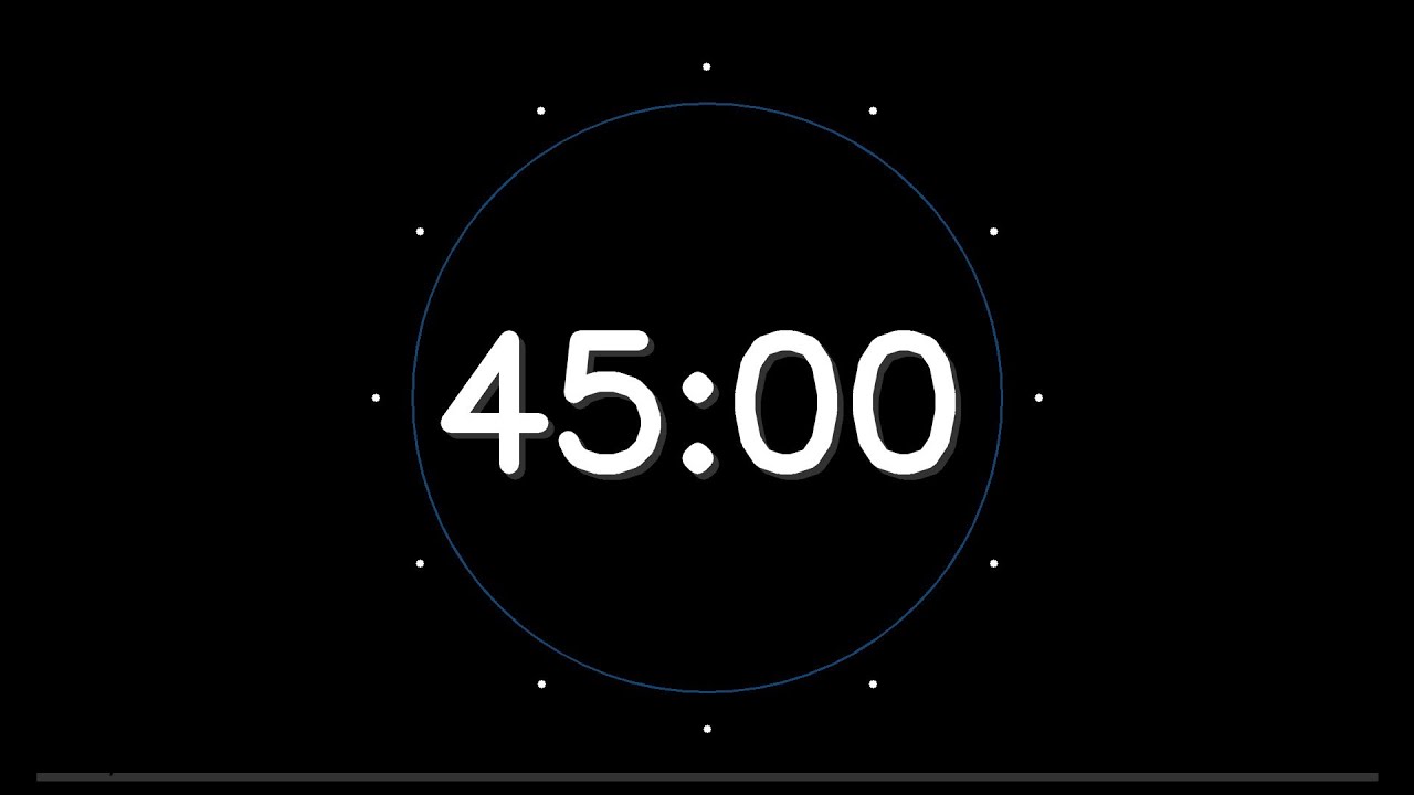 45 Minute Timer | Study Challange - YouTube