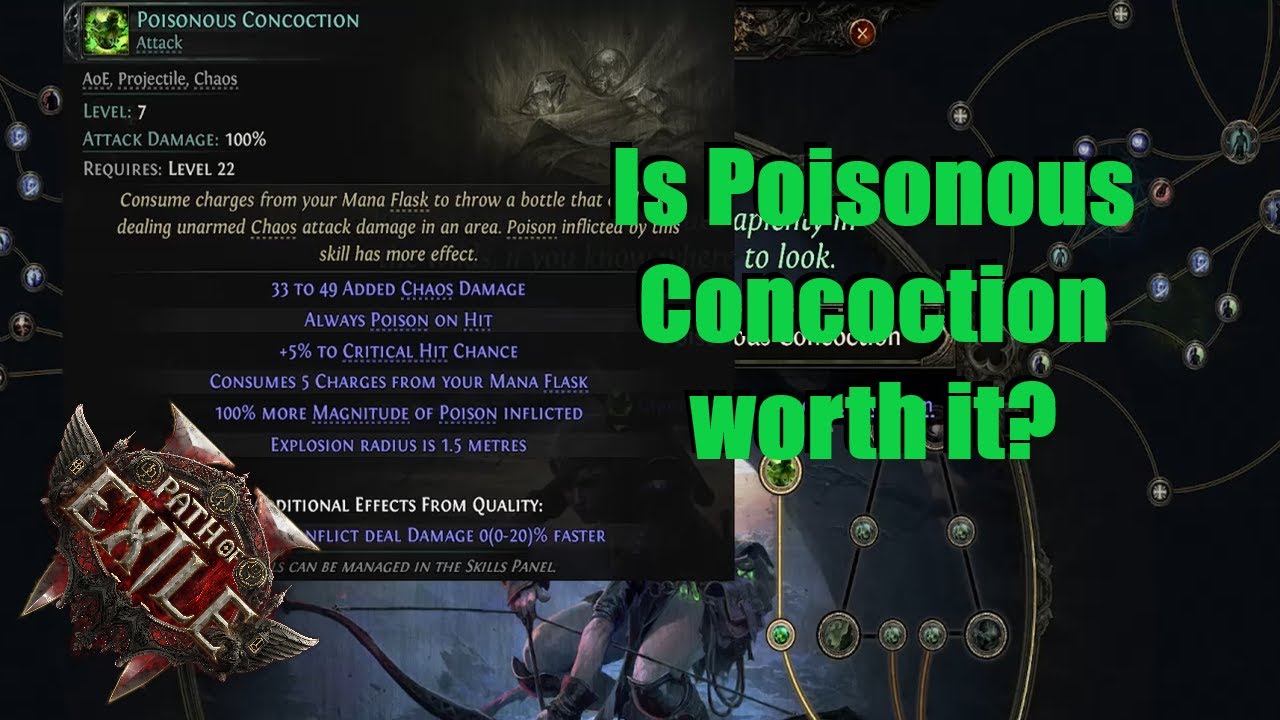 [Poe 3.19] Poison Concoction Pathfinder – ZZGXNA