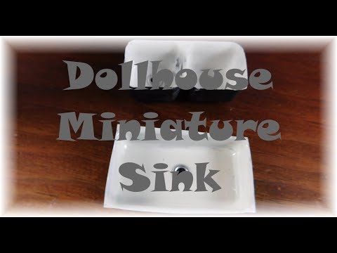 miniature kitchen sink