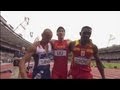 Merritt, Shubenkov, Richardson & Robles 110m Hurdles Heats - London 2012 Olympics
