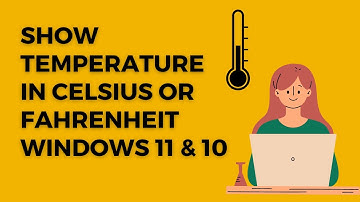 How to Show Temperature in Celsius or Fahrenheit on Windows 10 Taskbar?