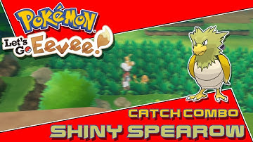 CATCH COMBO SHINY POKEMON: SHINY SPEAROW - Pokemon Let