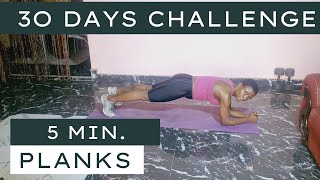 30 Day Plank Challenge At Home - Lose Body Fat, Get Skinny