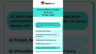 Current affairs 2026 | daily current affairs | current affairs in english #currentaffairsenglish