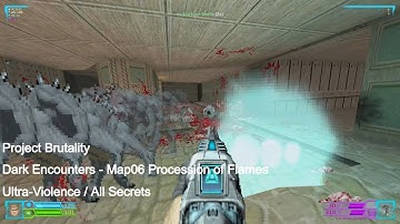 Project Brutality - Dark Encounters Map06 Procession of Flames (All Secrets)